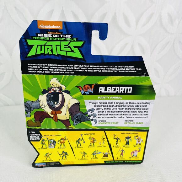 Rise of the Teenage Mutant Ninja Turtles TMNT Albearto Figure - Picture 4 of 6